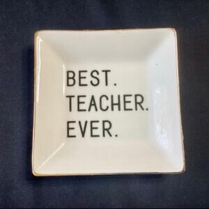 Best teacher ever trinket jewelry